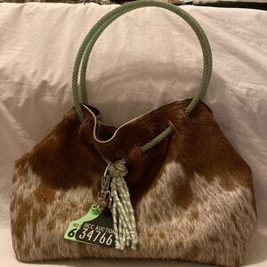 Holy Cow Couture Hair on Hide City Rope Bag Exclusive Collection
